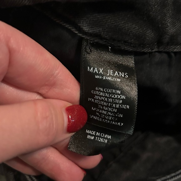 Women Max Jeans 10 Grey Skinny Excellent condition - Picture 6 of 12